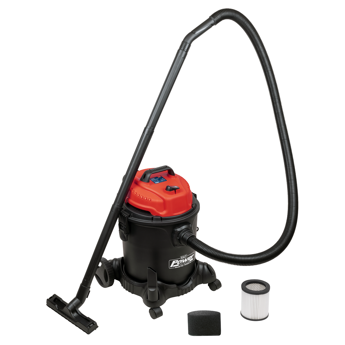 Sealey 20L Vacuum Cleaner Wet & Dry 1250W/230V PC200