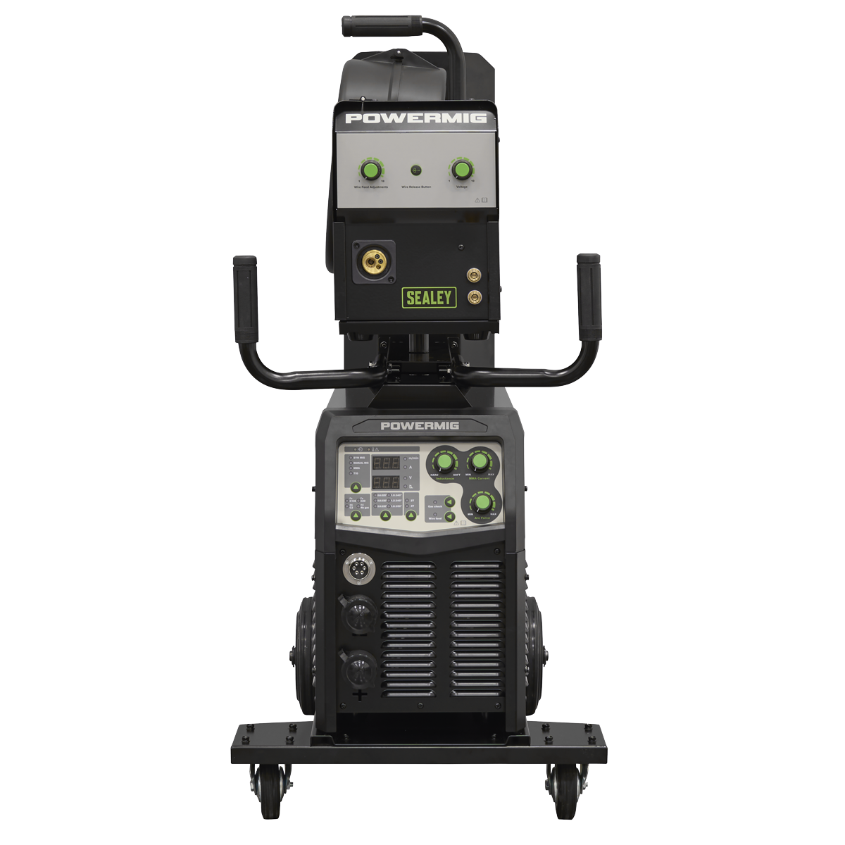 Sealey 500A Professional Gas/Gasless MIG/TIG/MMA Inverter Welder With Portable Wire Feeder 400V/3ph POWERMIG500i