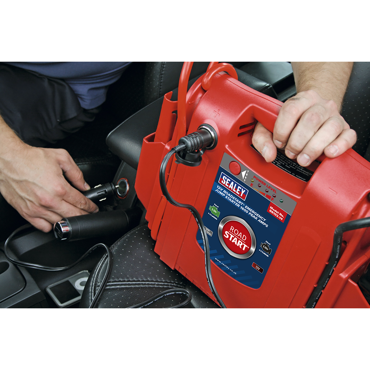Sealey RoadStart® 12V Emergency Jump Starter 1600 Peak Amps RS102