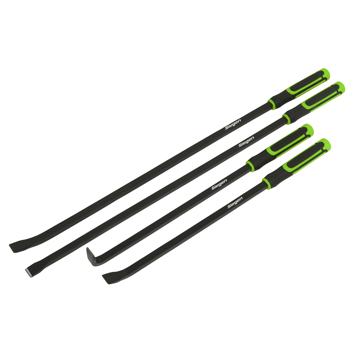 Sealey Heavy-Duty Pry Bar Set with Hammer Cap 4pc S01193