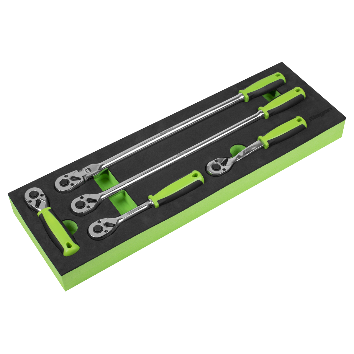Sealey Siegen Ratchet Wrench Set with Flip Reverse 3/8"Sq Drive 5pc S01230