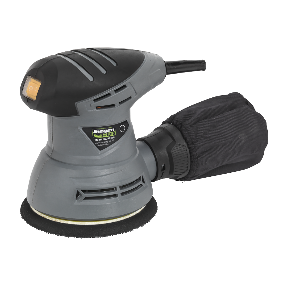 Sealey Siegen 125mm Random Orbital Palm Sander 240W/230V S0125