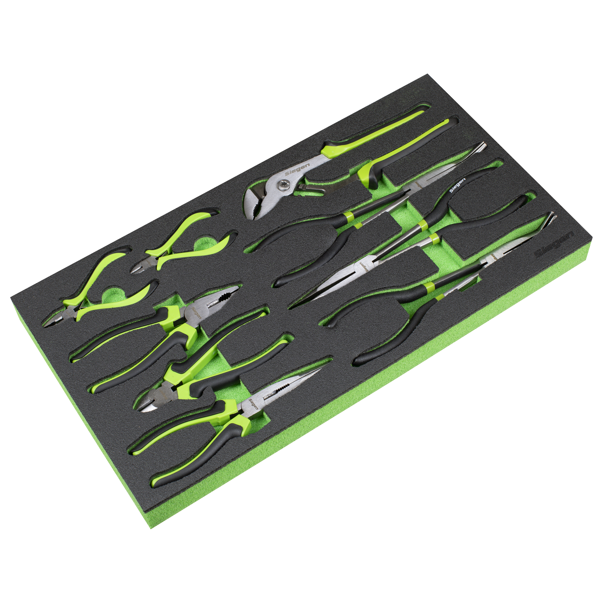 Sealey Siegen Pliers Set with Tool Tray 9pc S01277