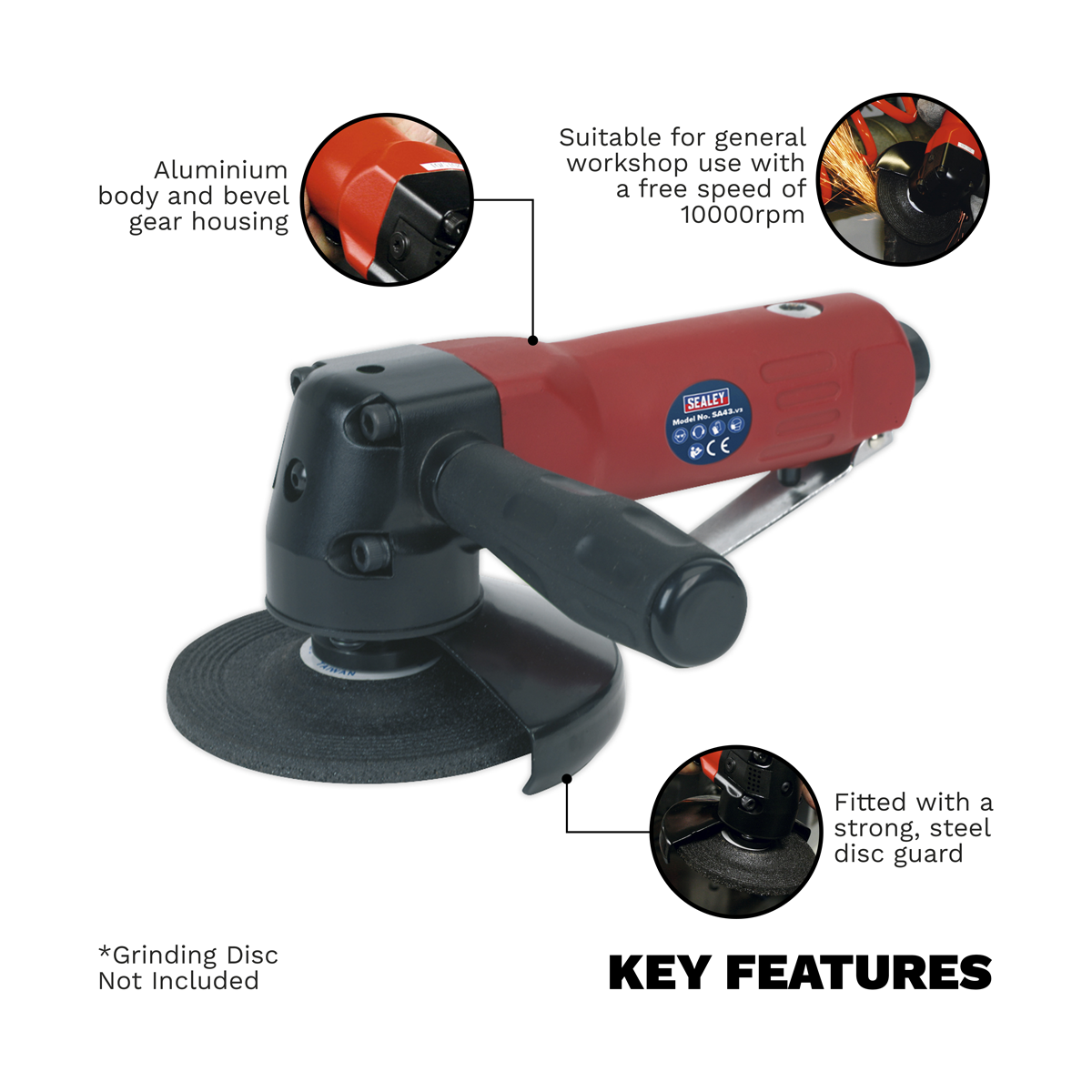 Sealey Angle Grinder 100mm SA43