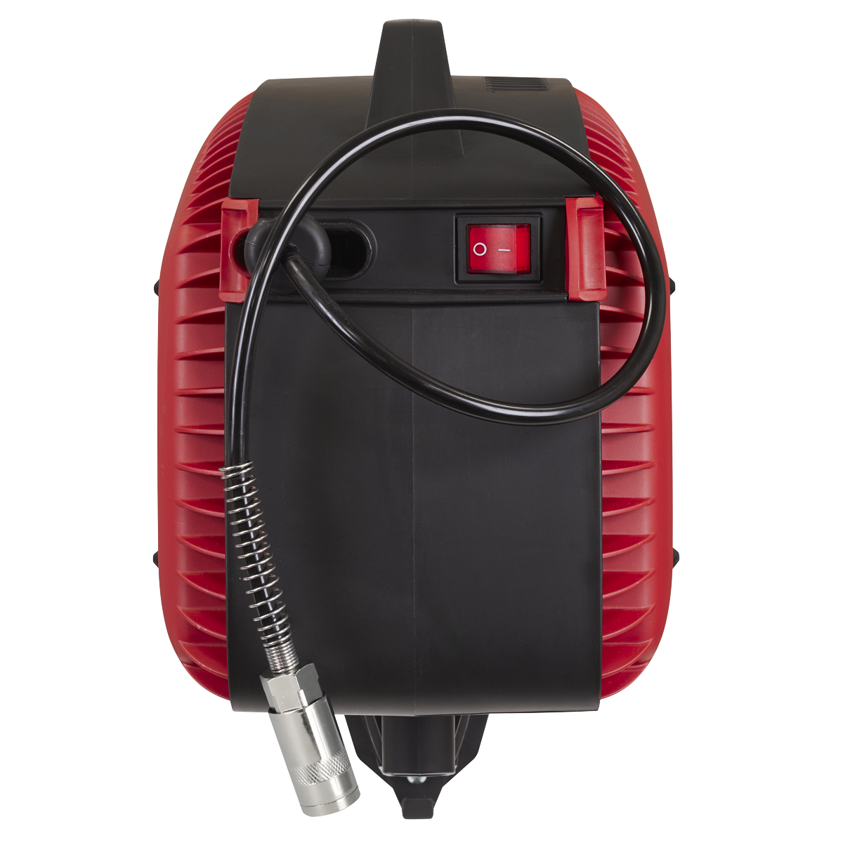 Sealey Wall Mounting Oil Free Air Compressor 1.5hp with 7m Retractable Hose Reel SAC15WM