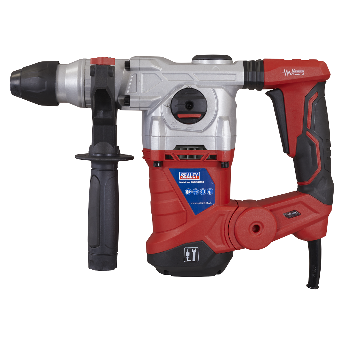 Sealey 32mm SDS Plus Rotary Hammer Drill 1500W/230V SDSPLUS32