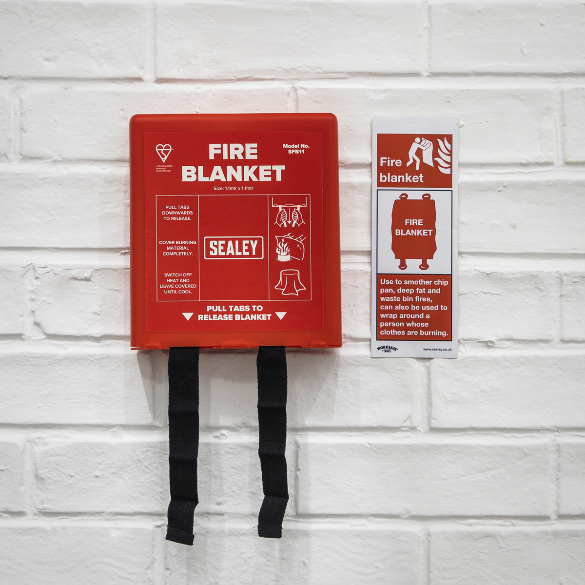Sealey Fire Blanket 1.1 x 1.1m SFB11