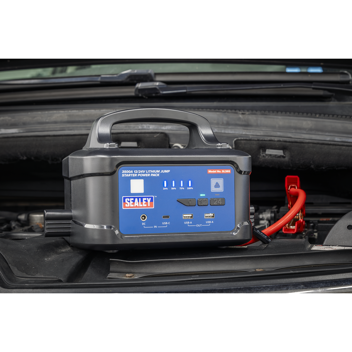 Sealey 3500A 12/24V Lithium Jump Starter Power Pack SL36S