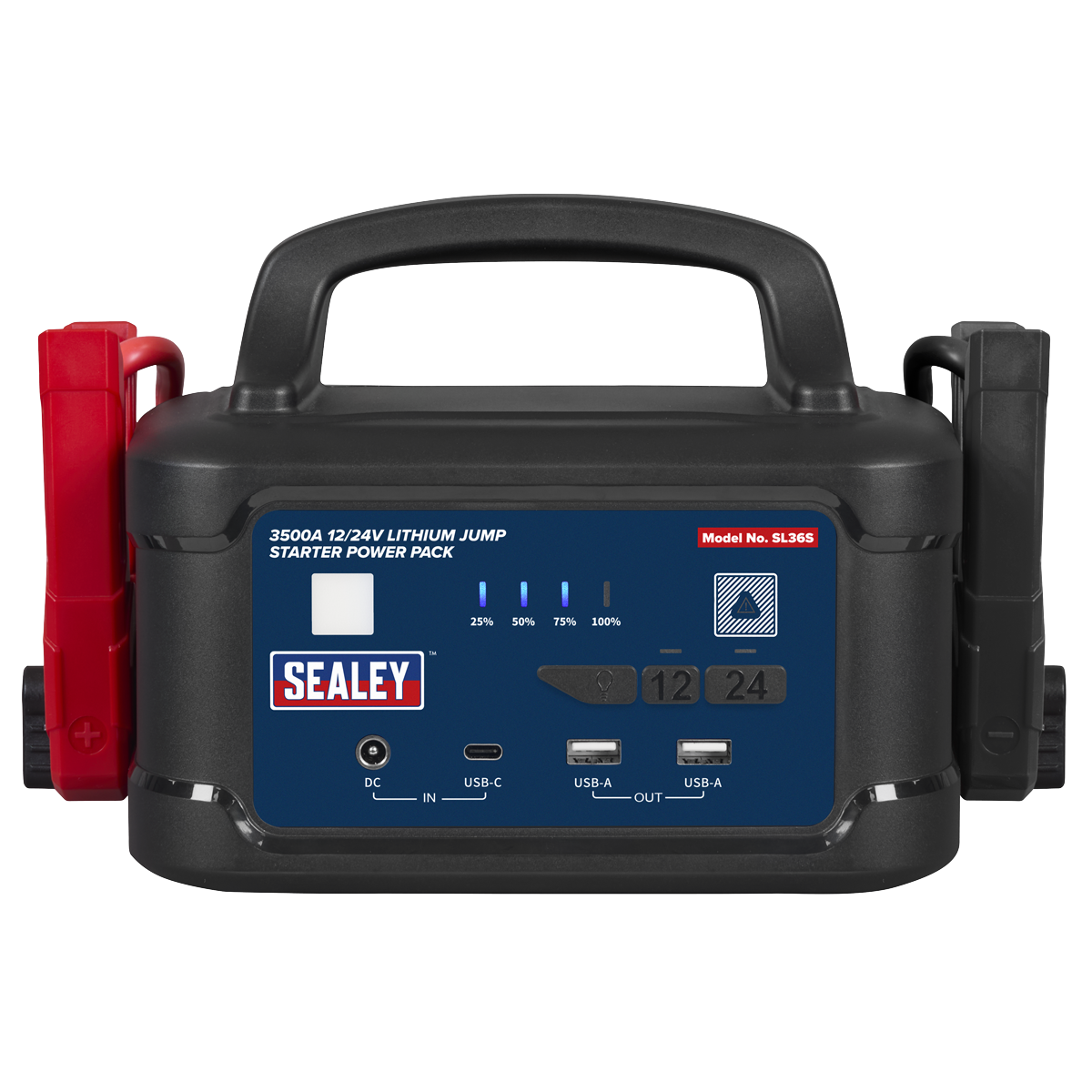 Sealey 3500A 12/24V Lithium Jump Starter Power Pack SL36S