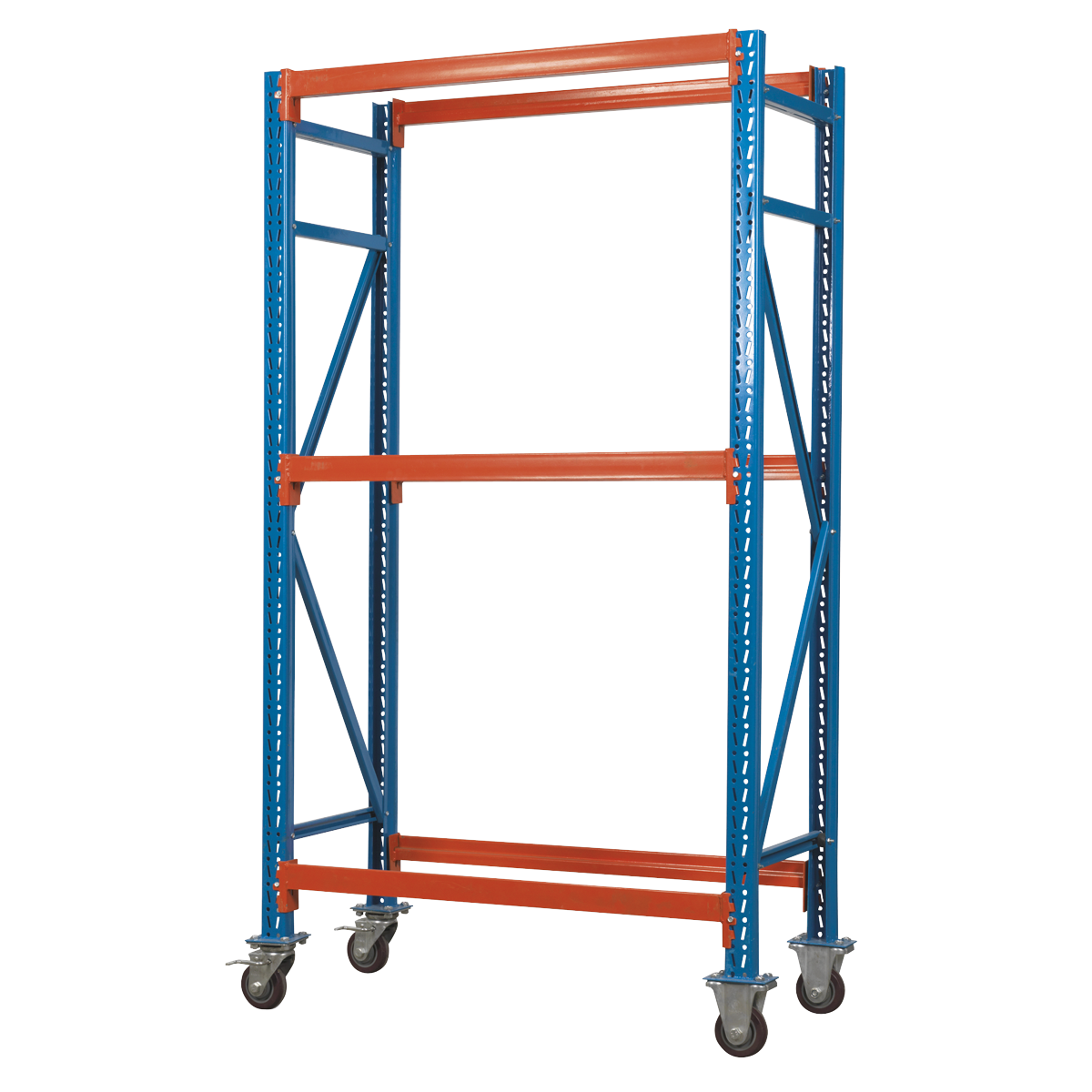 Sealey 2-Level Mobile Tyre Rack 200kg Capacity Per Level STR007