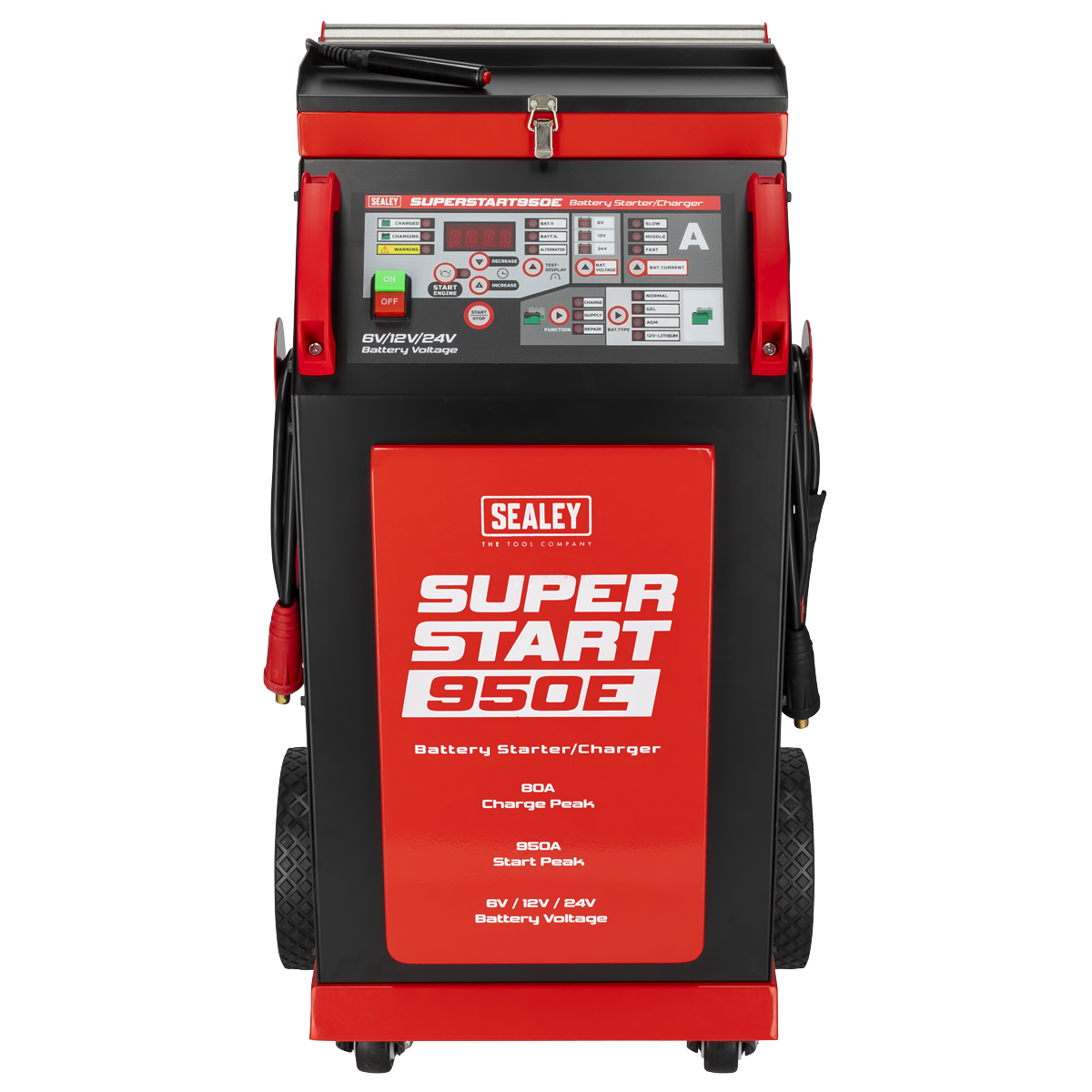 Sealey 6/12/24V Battery Starter/Charger 950A SUPERSTART950E