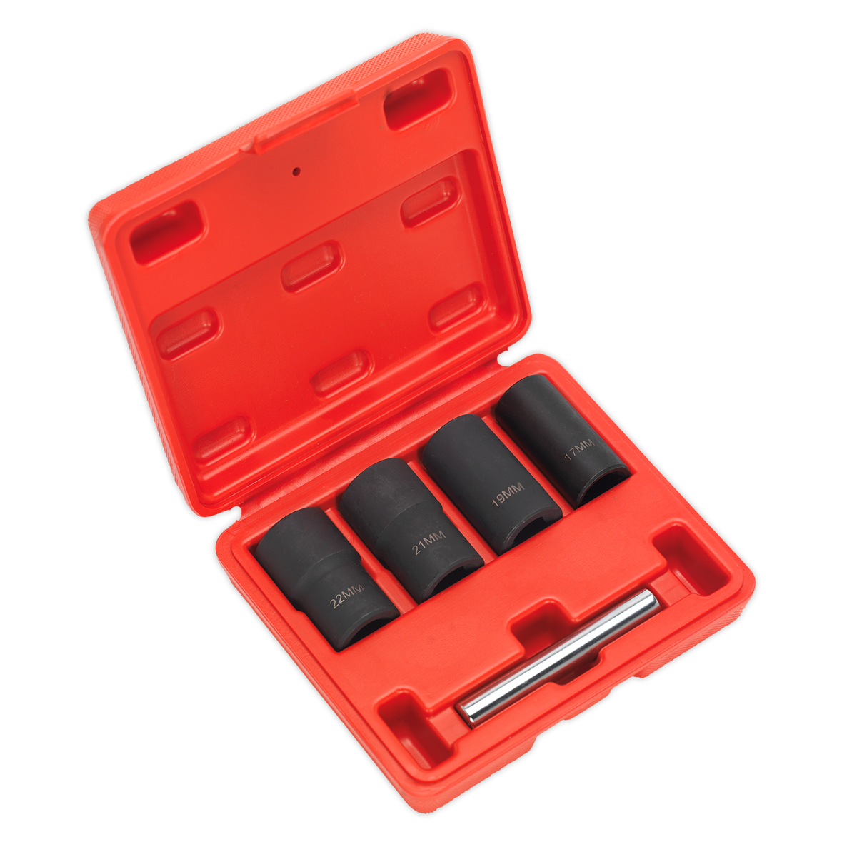 Sealey Locking Wheel Nut Removal Set 1/2"Sq Drive 5pc SX201