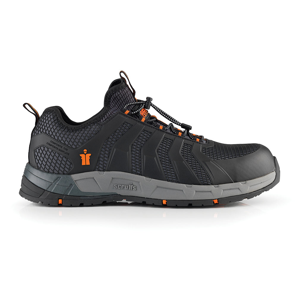 Scruffs Argon Safety Trainers Black