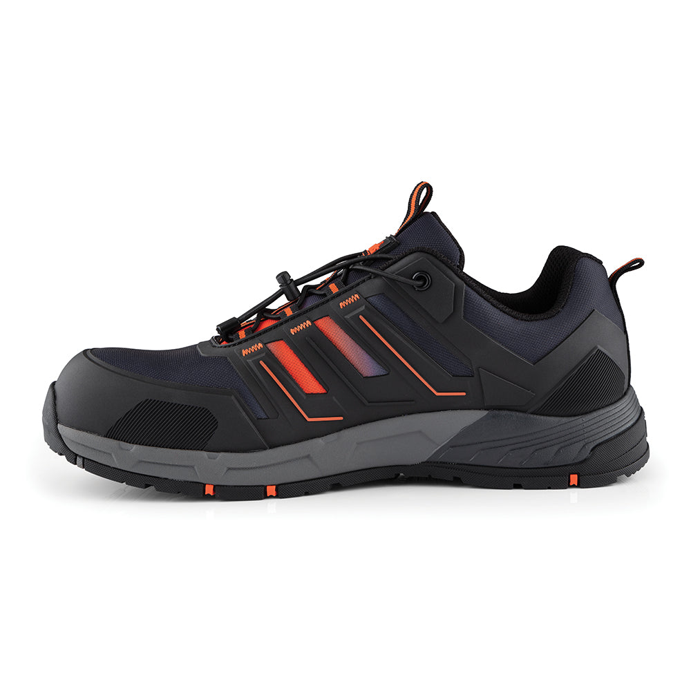 Scruffs Air Safety Trainer Black/Orange