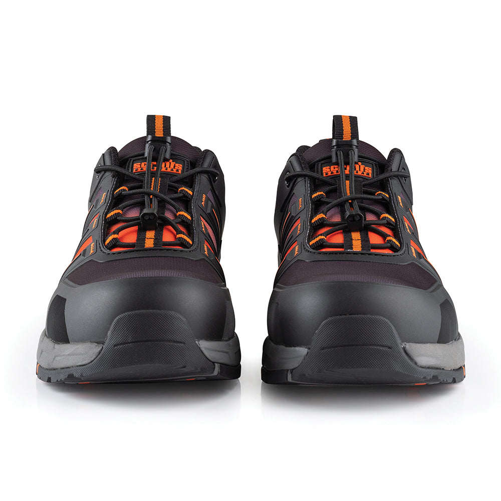 Scruffs Air Safety Trainer Black/Orange