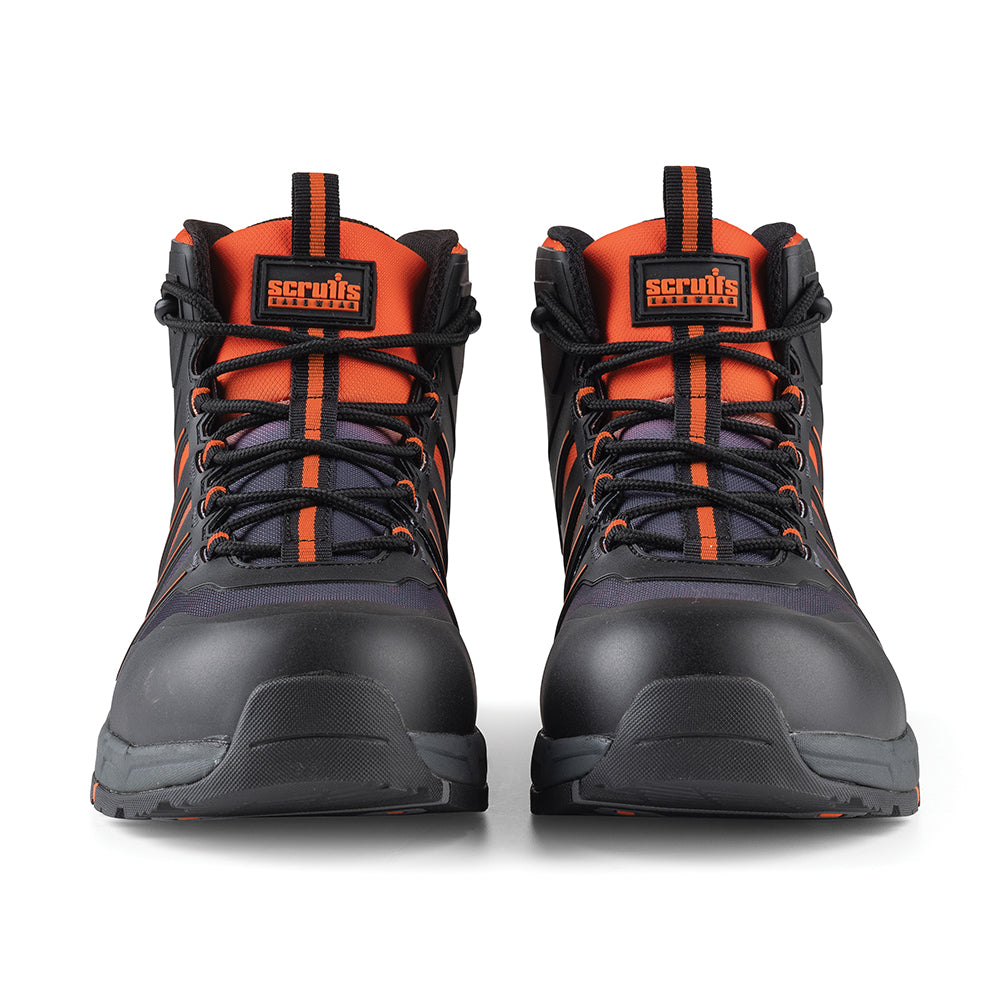 Scruffs Glide Safety Boot Black / Orange