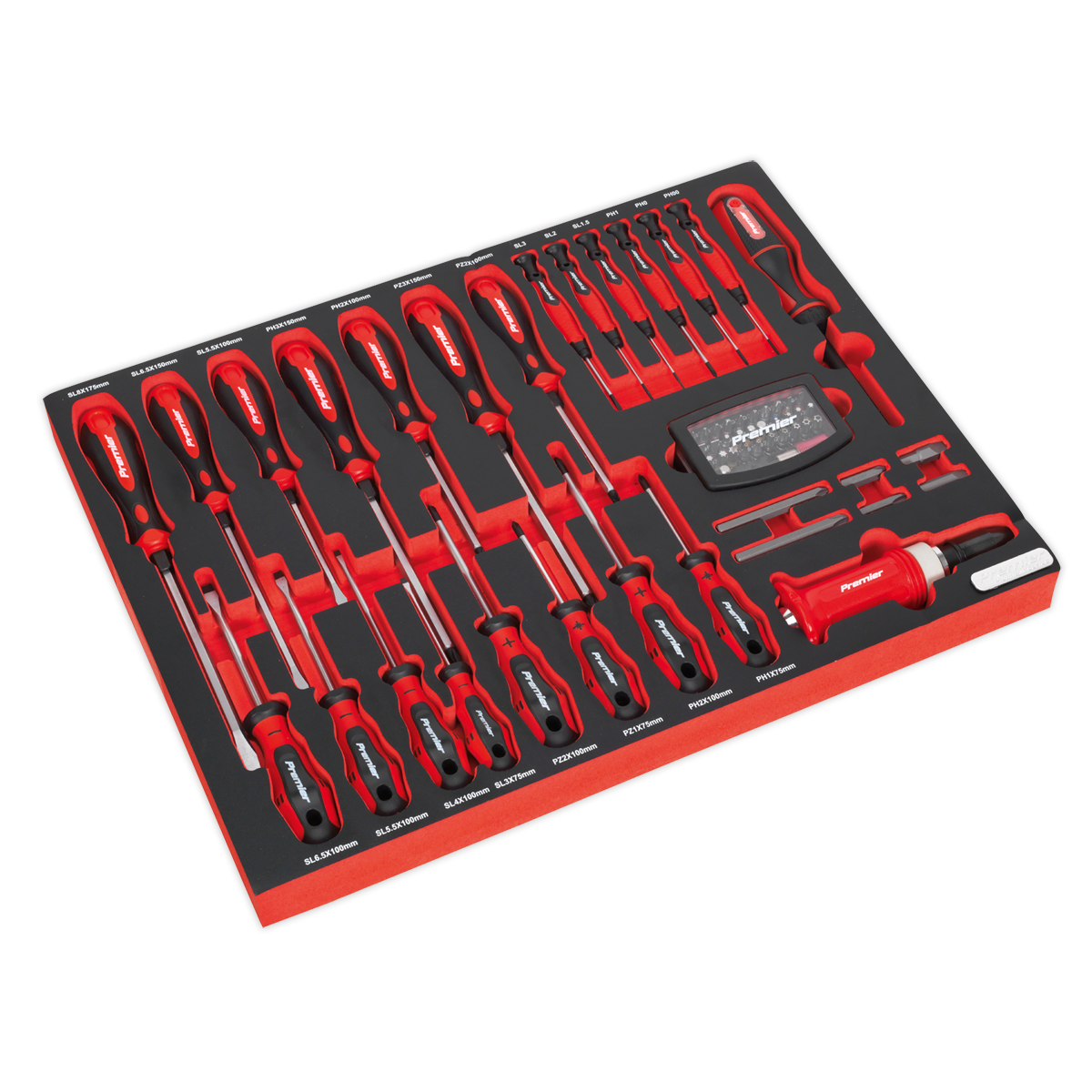 Sealey Superline PRO® Tool Chest Combination 14 Drawer with 446pc Tool Kit - Blue TBTPCOMBO5