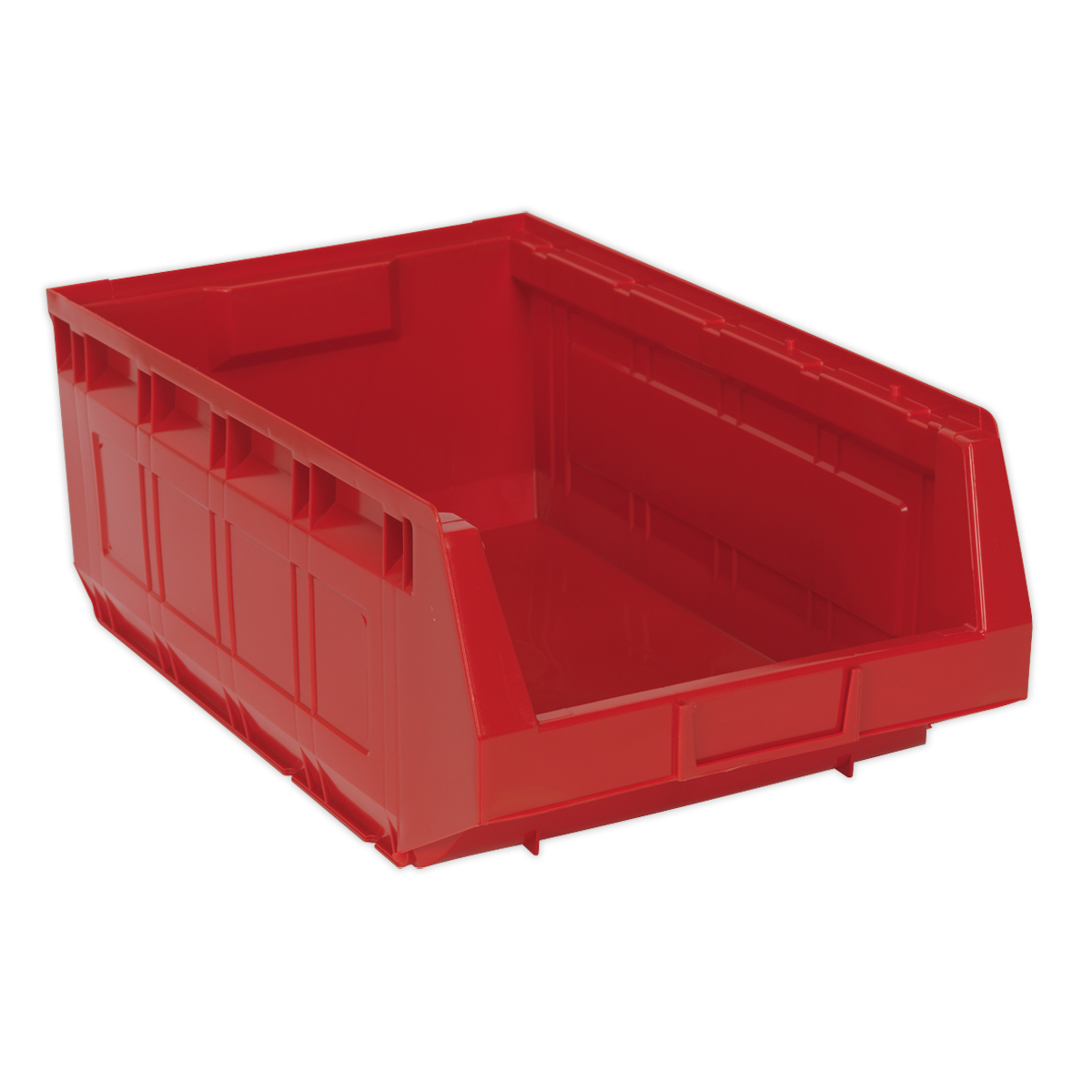 Sealey Plastic Storage Bin 310 x 500 x 190mm, Red - Pack of 6 TPS56R