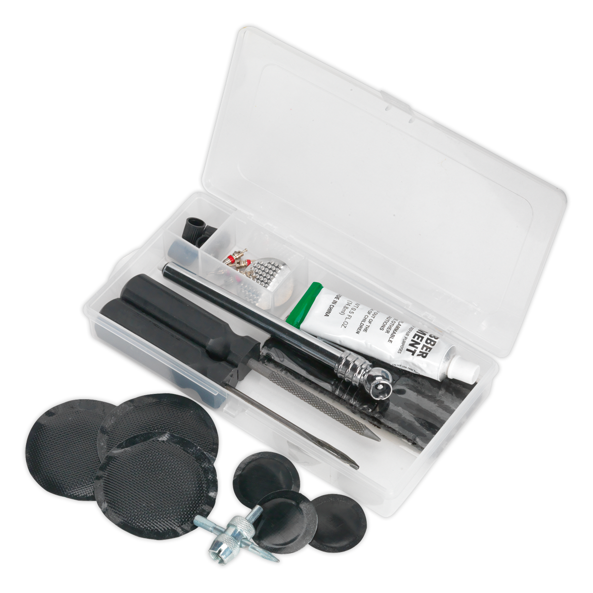 Sealey Temporary Puncture Repair & Service Kit TST09