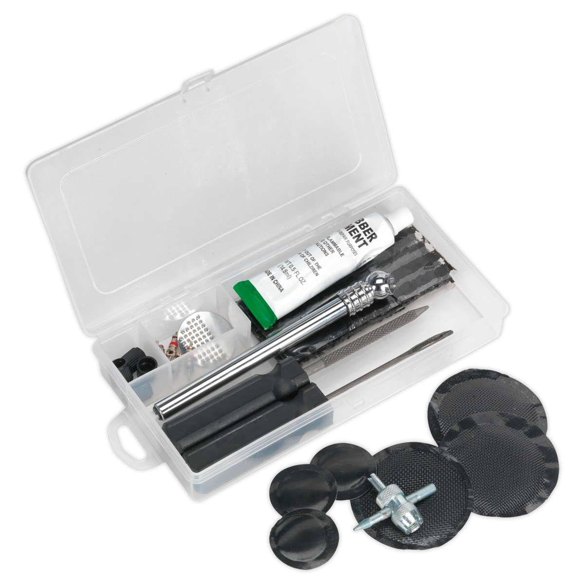 Sealey Temporary Puncture Repair & Service Kit TST09