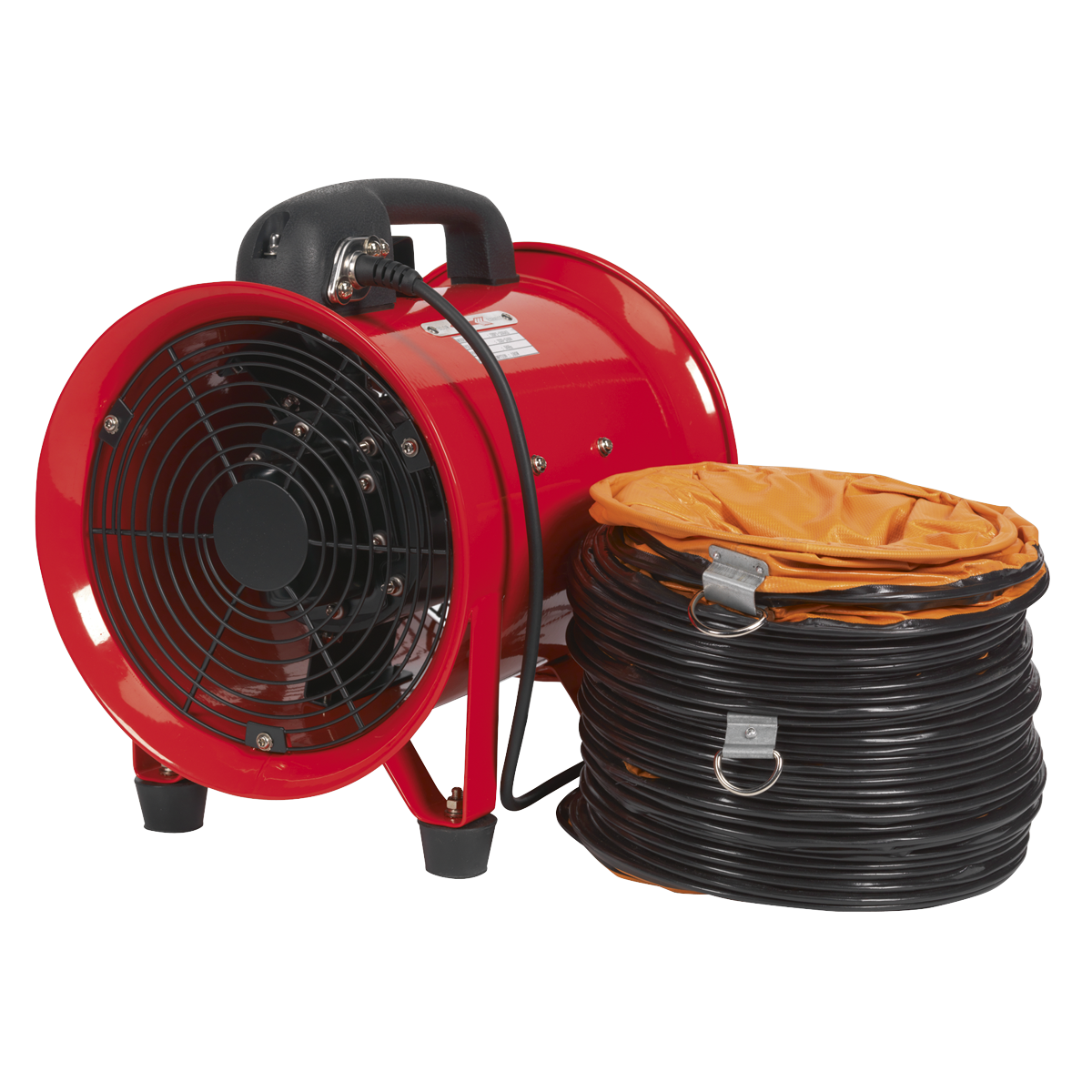 Sealey Portable Ventilator with 5m Ducting 200mm VEN200