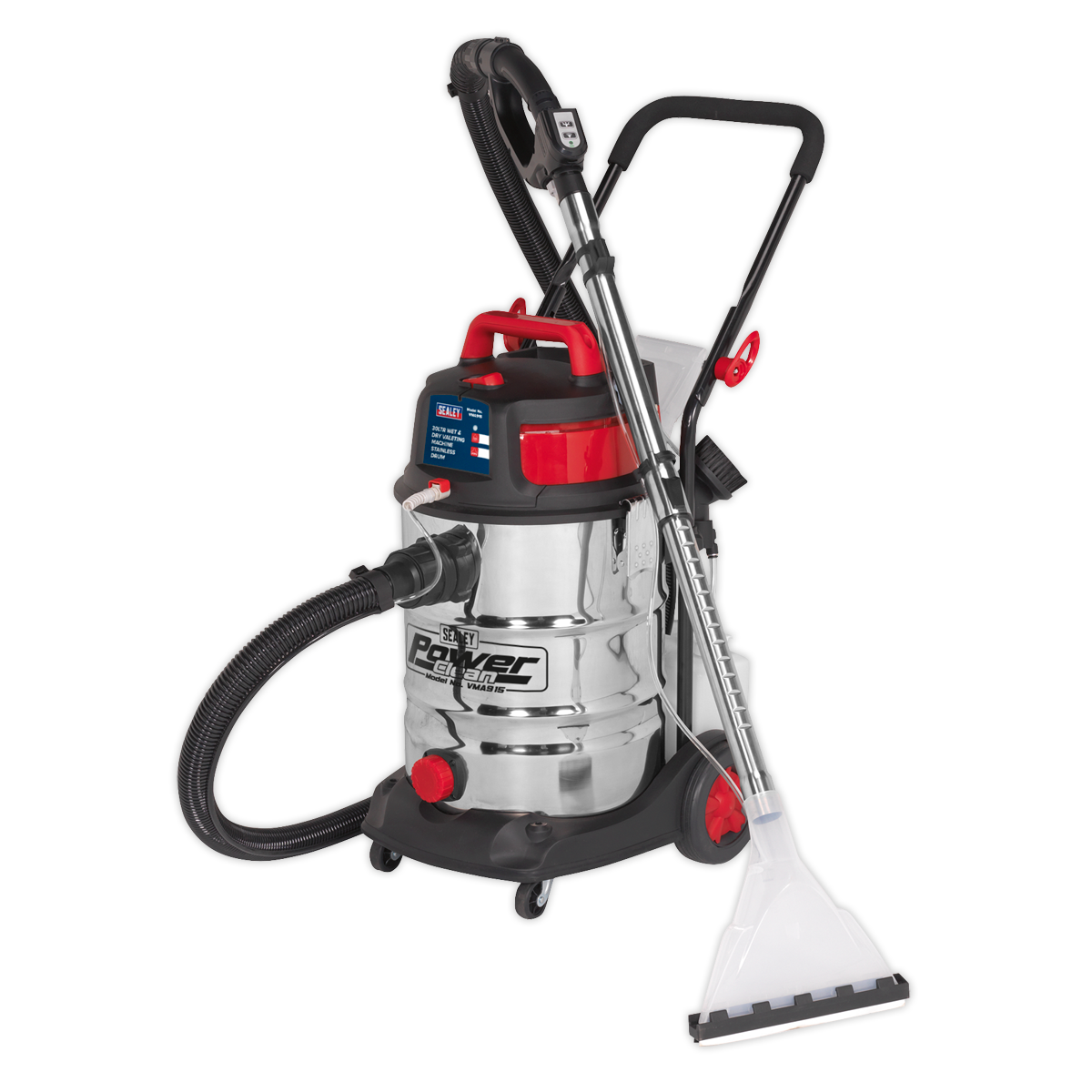 Sealey Wet & Dry Valet Machine Stainless Steel Drum 30L VMA915