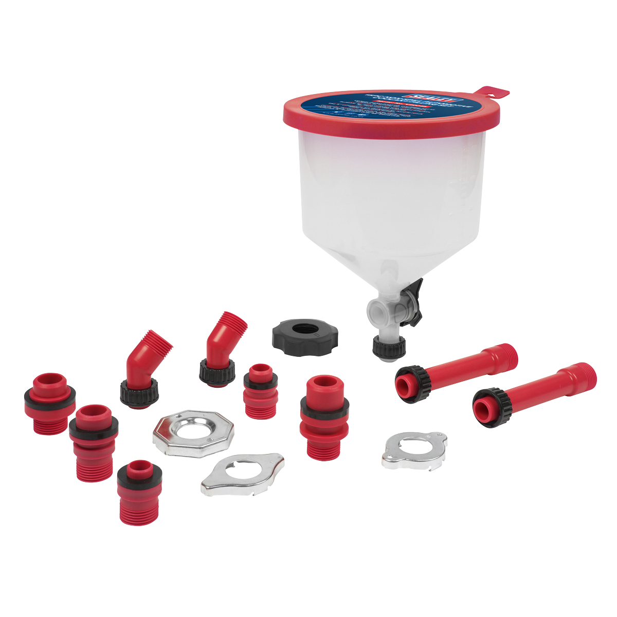 Sealey Non-Spill Automotive Coolant Filling Set 15pc VS0045