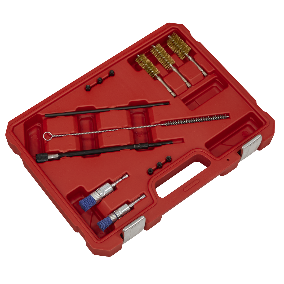 Sealey Injector Bore Cleaning Brush Set 14pc VS1900