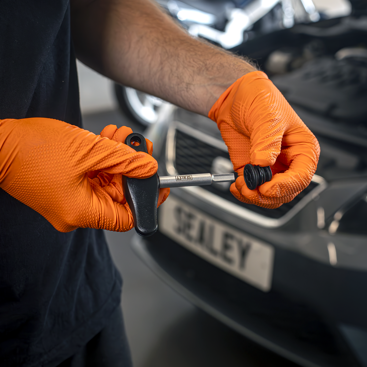 Sealey T-Handle Oil Drain Plug Key for VAG VS653