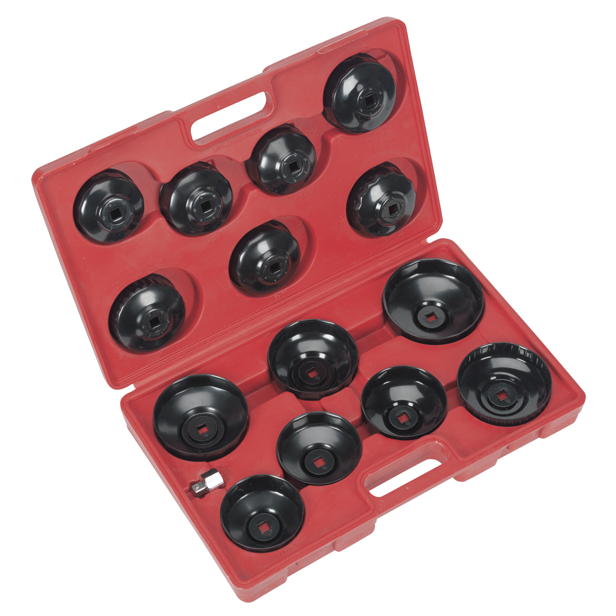Sealey Oil Filter Cap Wrench Set 15pc VS7003