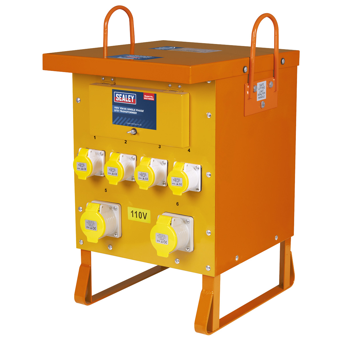 Sealey Single Phase Site Transformer 10kVA 110V WST10000