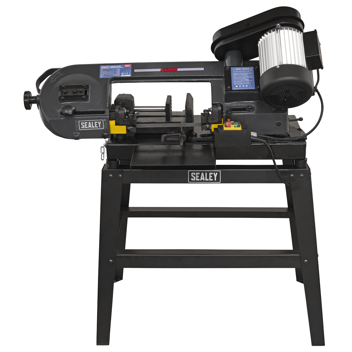 Sealey Metal Cutting Bandsaw 150mm 230V with Mitre & Quick Lock Vice SM65