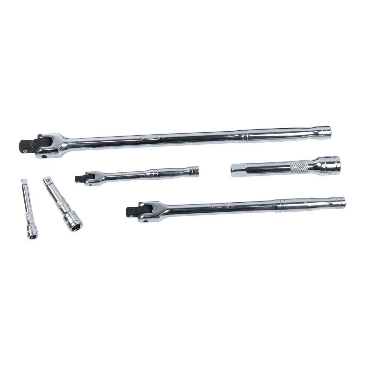 US PRO Tools 6pc Breaker Bar and Extension Set 1/4" 3/8" 1/2" Drive CR-MO 4171