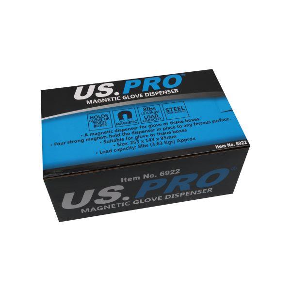 US PRO Magnetic Glove Box Holder / Dispenser For Disposable Gloves 6922