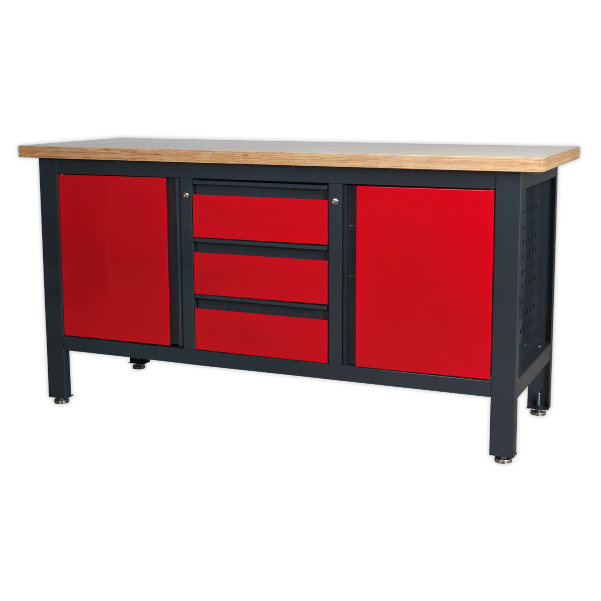Sealey Workbench with 3 Drawers & 2 Cupboards AP1905C