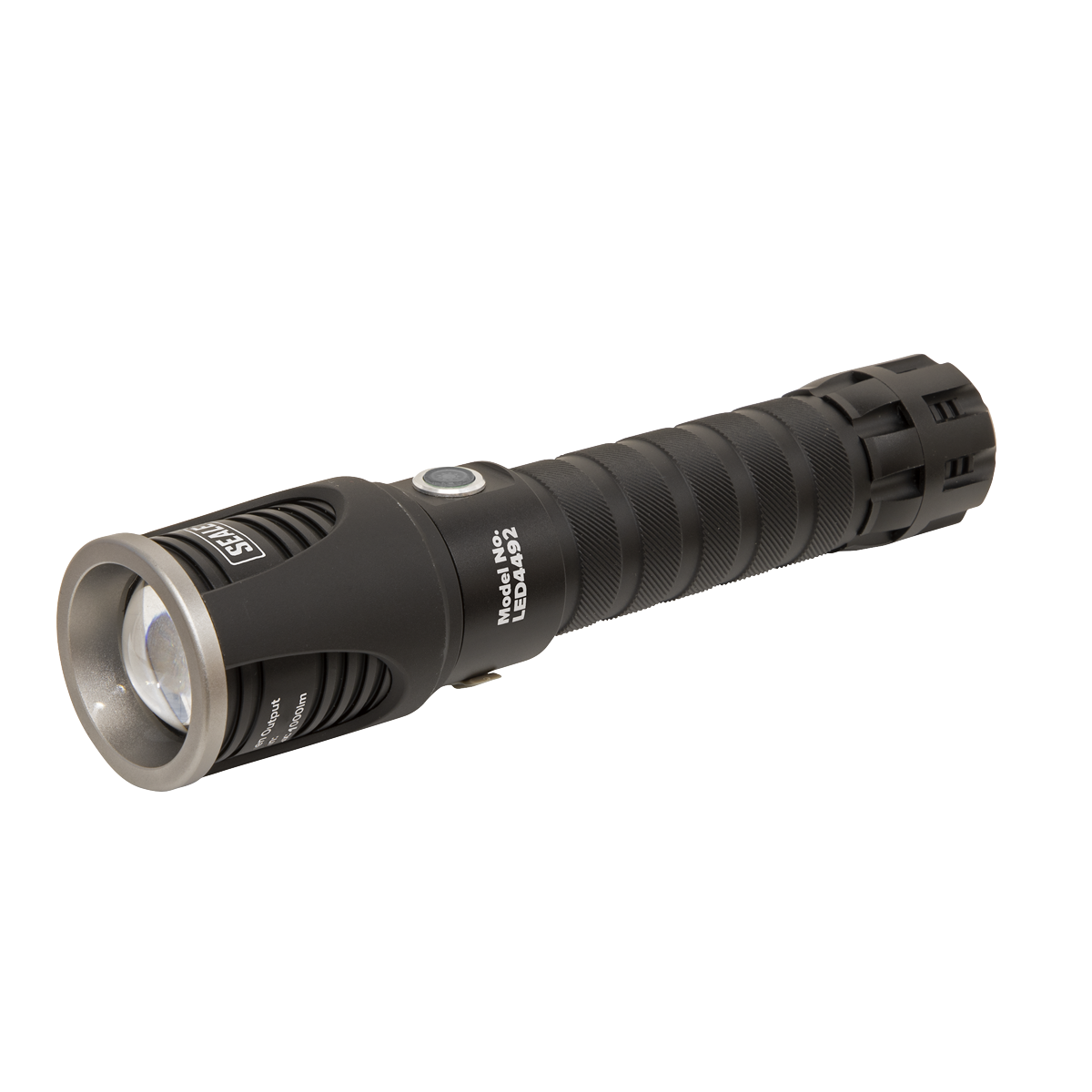 Sealey Rechargeable Aluminium Torch with Adjustable Focus 10W SMD LED LED4492