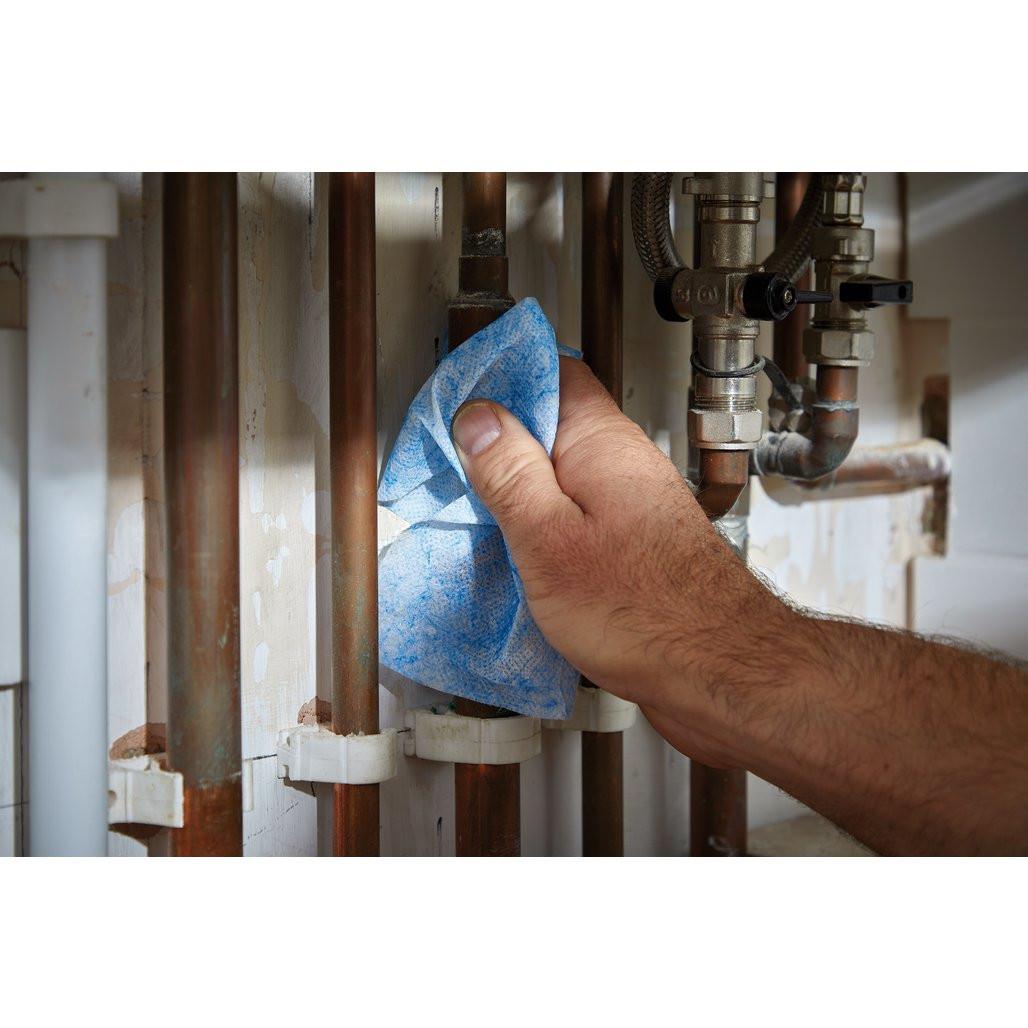 Draper Hard Graft Plumbers Wipes Heavy Duty Tub of 80 12438