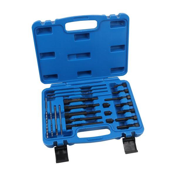 US PRO Tools 22PC Glow Plug Heater Element Removal Set For M8 & M10 5649