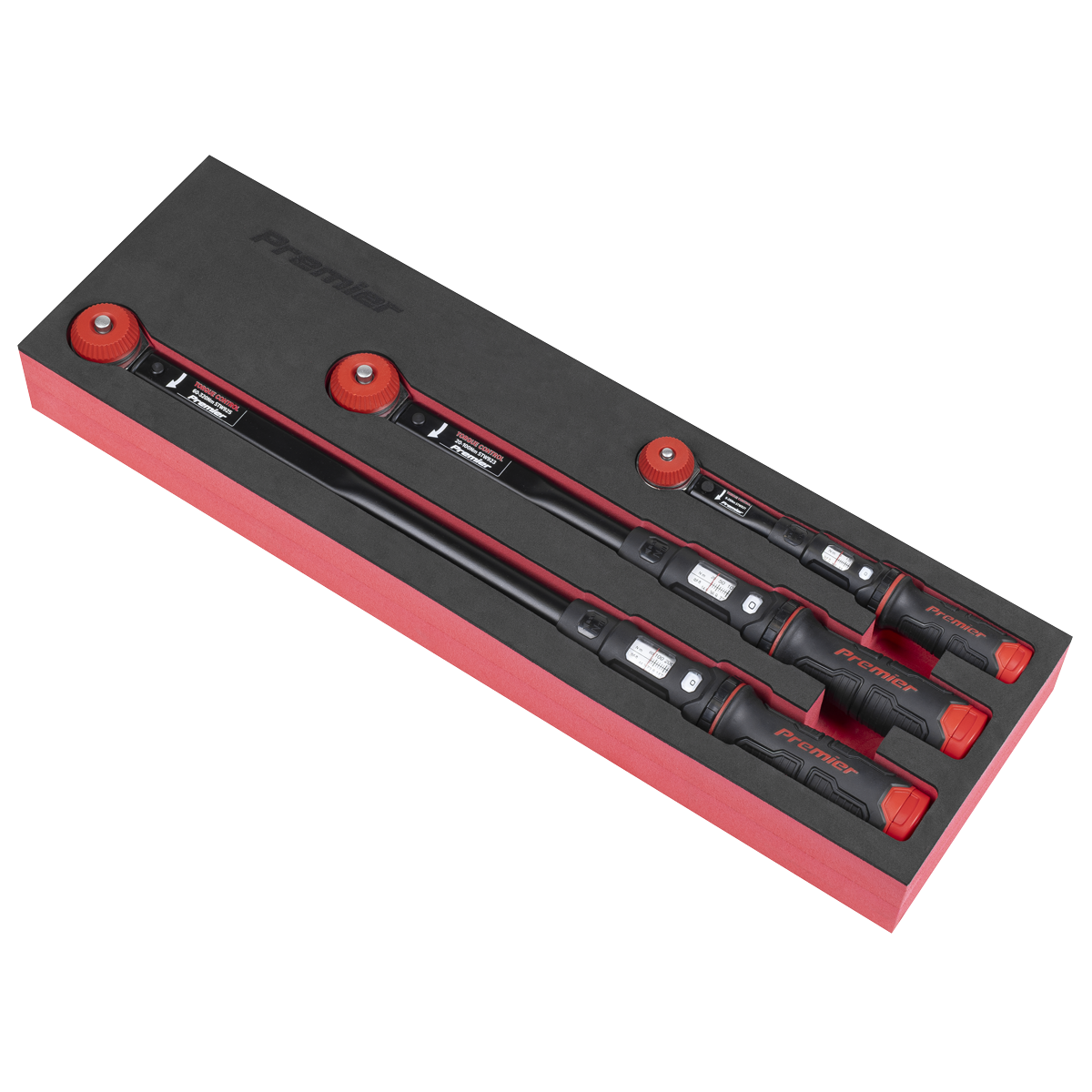 Sealey Premier Black Calibrated Micrometer Torque Wrench Set 3pc STW920SET