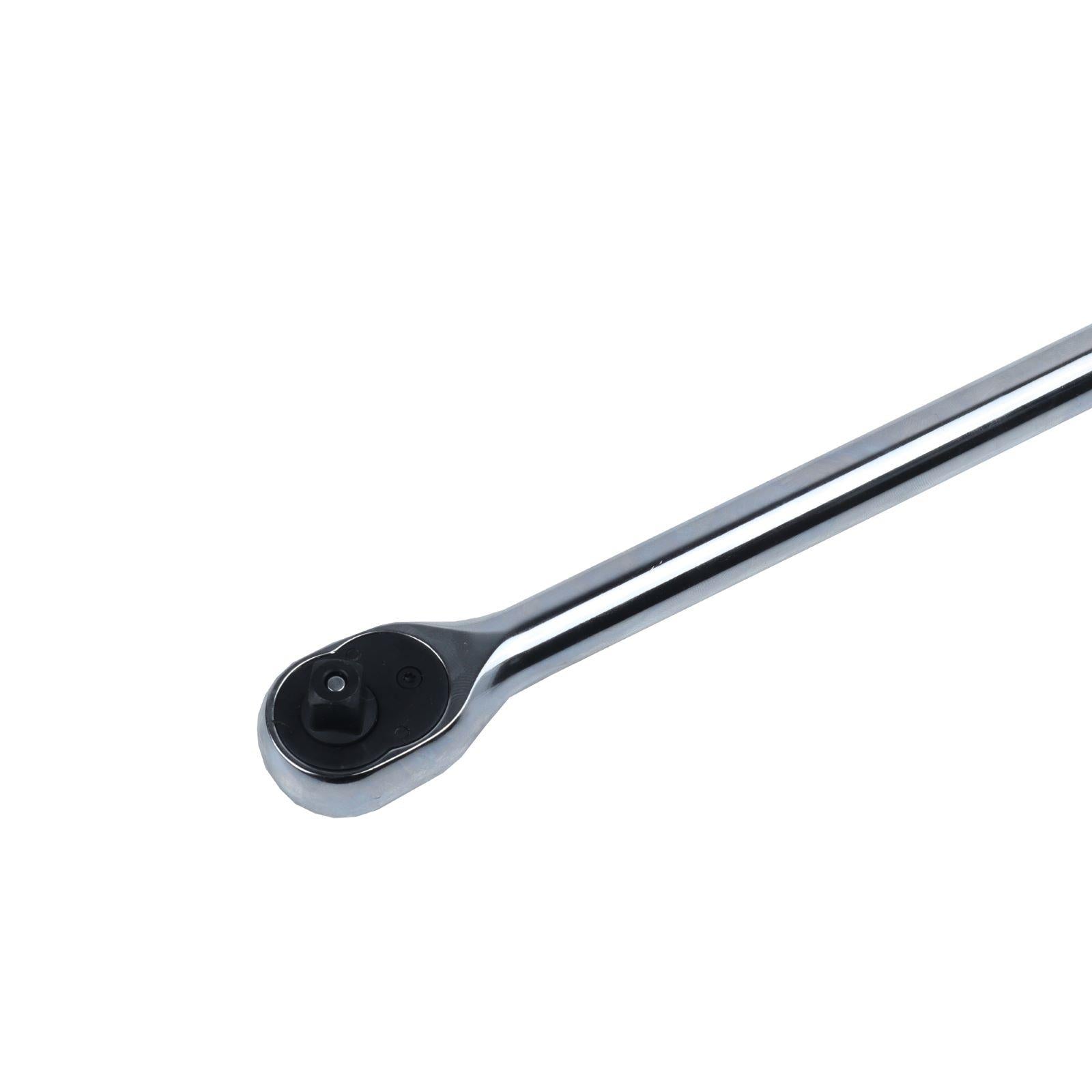US PRO Tools 3/8" Drive Extra Long 457mm 72T Straight Ratchet TPR Grip 4243