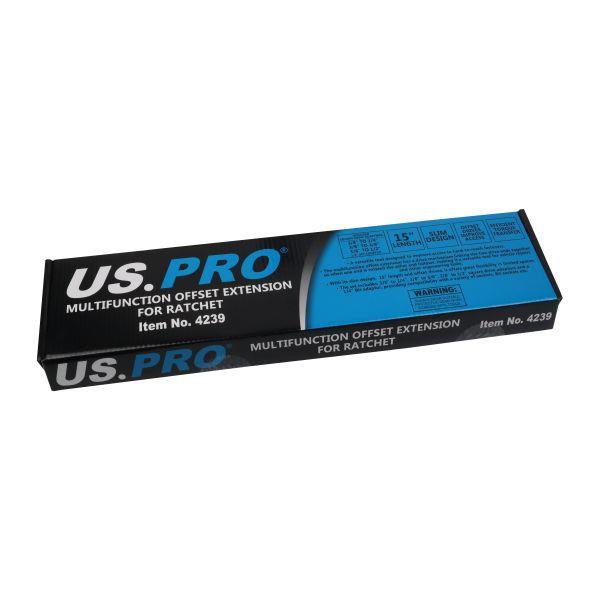 US PRO Tools Multifunction Offset Extension for Ratchet 15" 4239