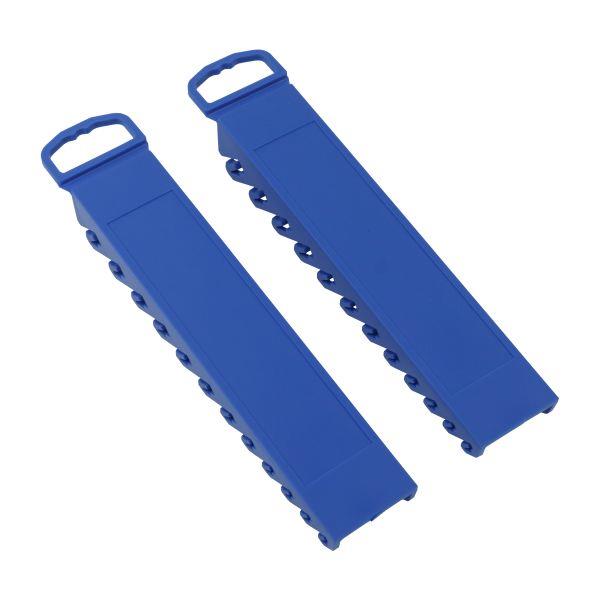 US PRO Tools 2pc Low Profile Stubby Spanner Rack 24 Slot Metric or SAE 6932