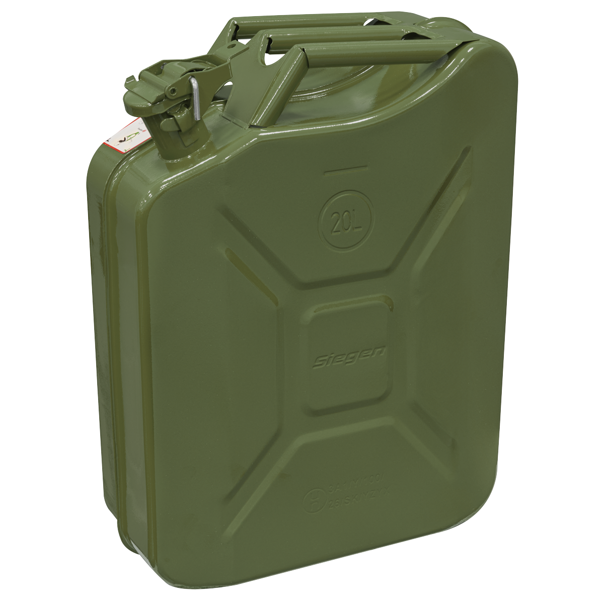 Sealey Jerry Can 20L - Green JCY20G
