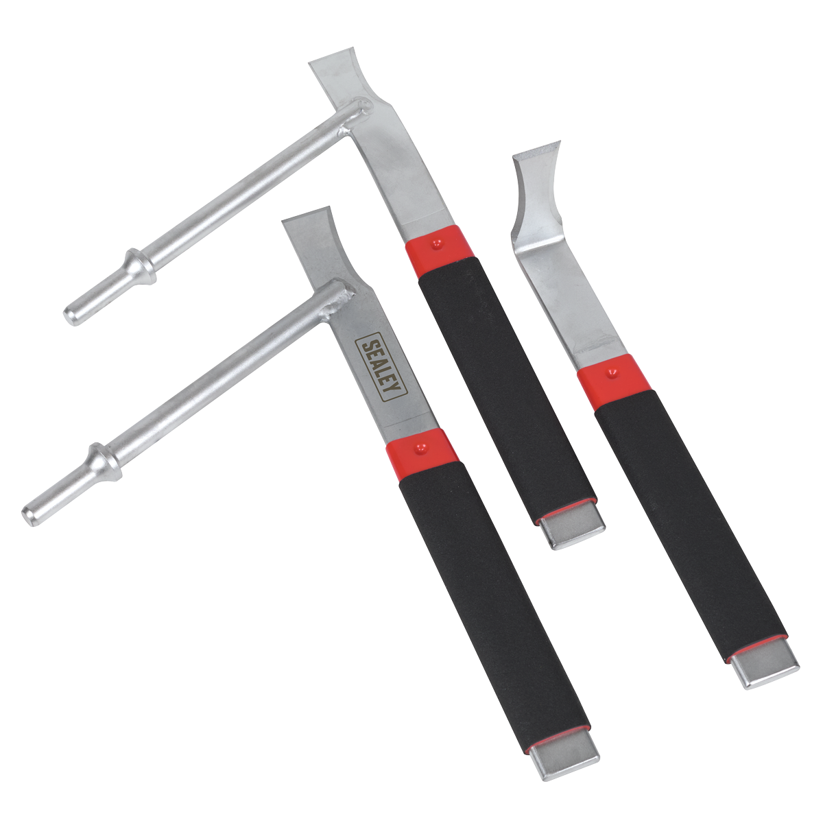 Sealey Air Hammer Panel Seam Splitter Set 3pc AK679