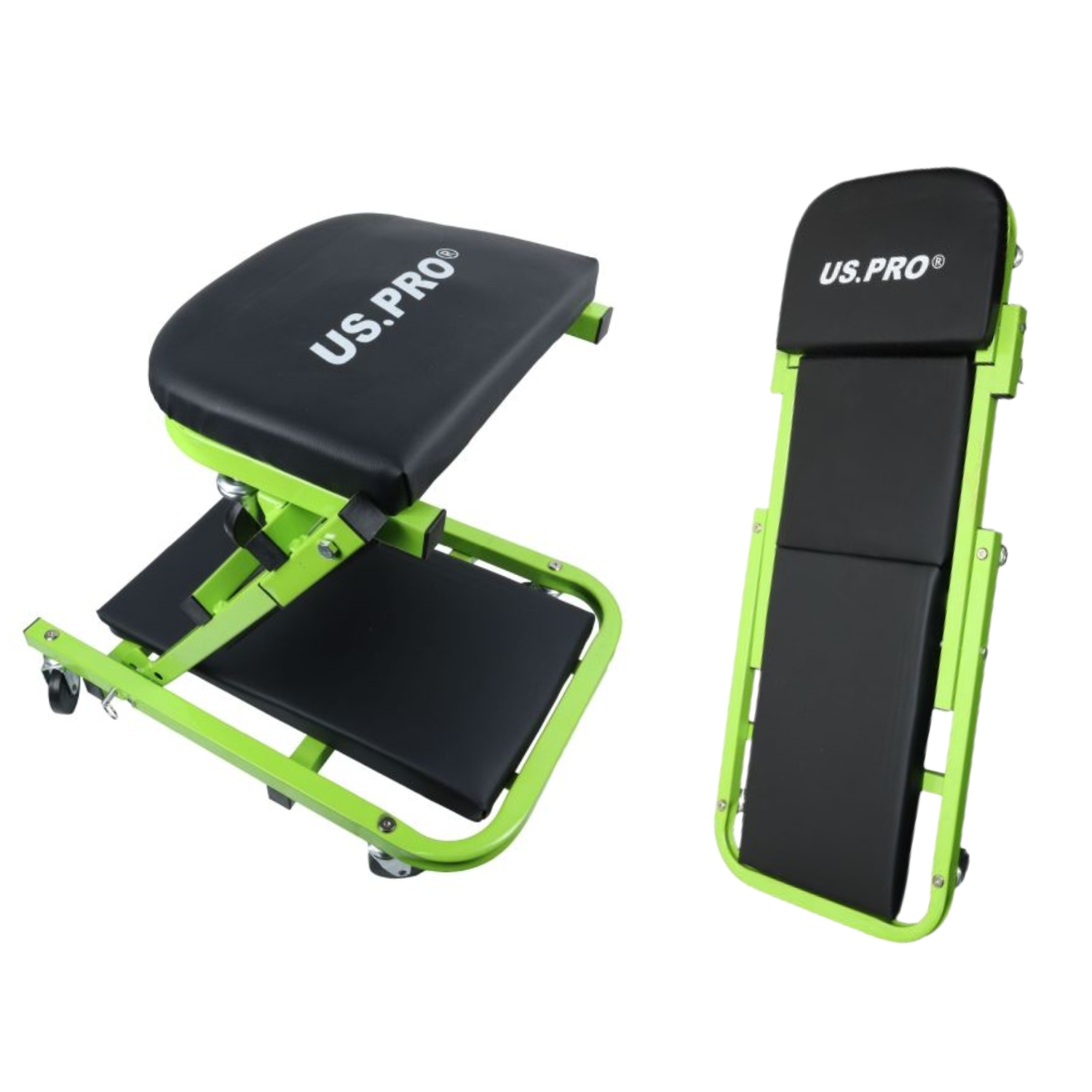 US PRO Tools 2 in 1 Mechanics Car Creeper and Rolling Stool 40 Inch 5064