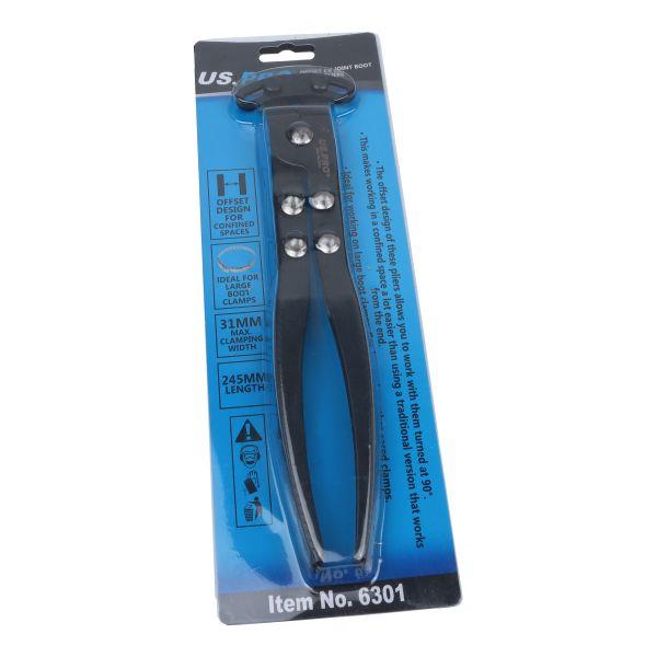 US PRO Tools Offset CV Joint Boot Clamp Pliers 31mm Capacity 245mm 6301
