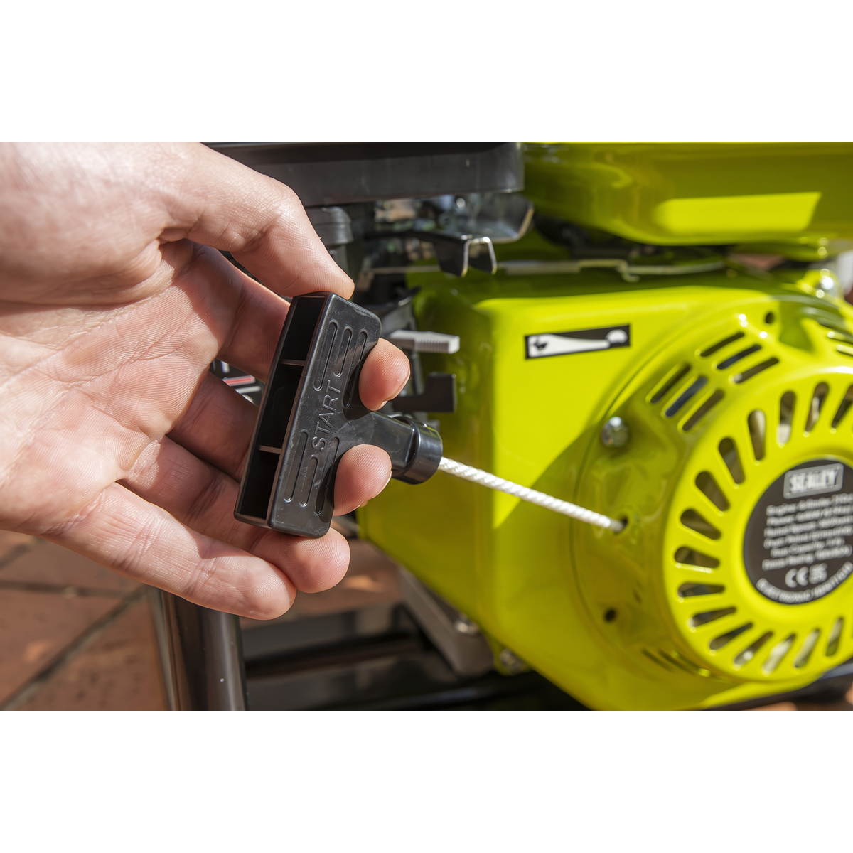 Sealey Petrol Powered Dirty Water Pump 80mm 6.15hp 4-Stroke Engine PWP80DW