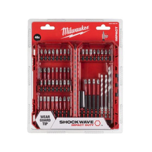 Milwaukee 48 Piece Shockwave Impact Duty Bit Set 4932492005