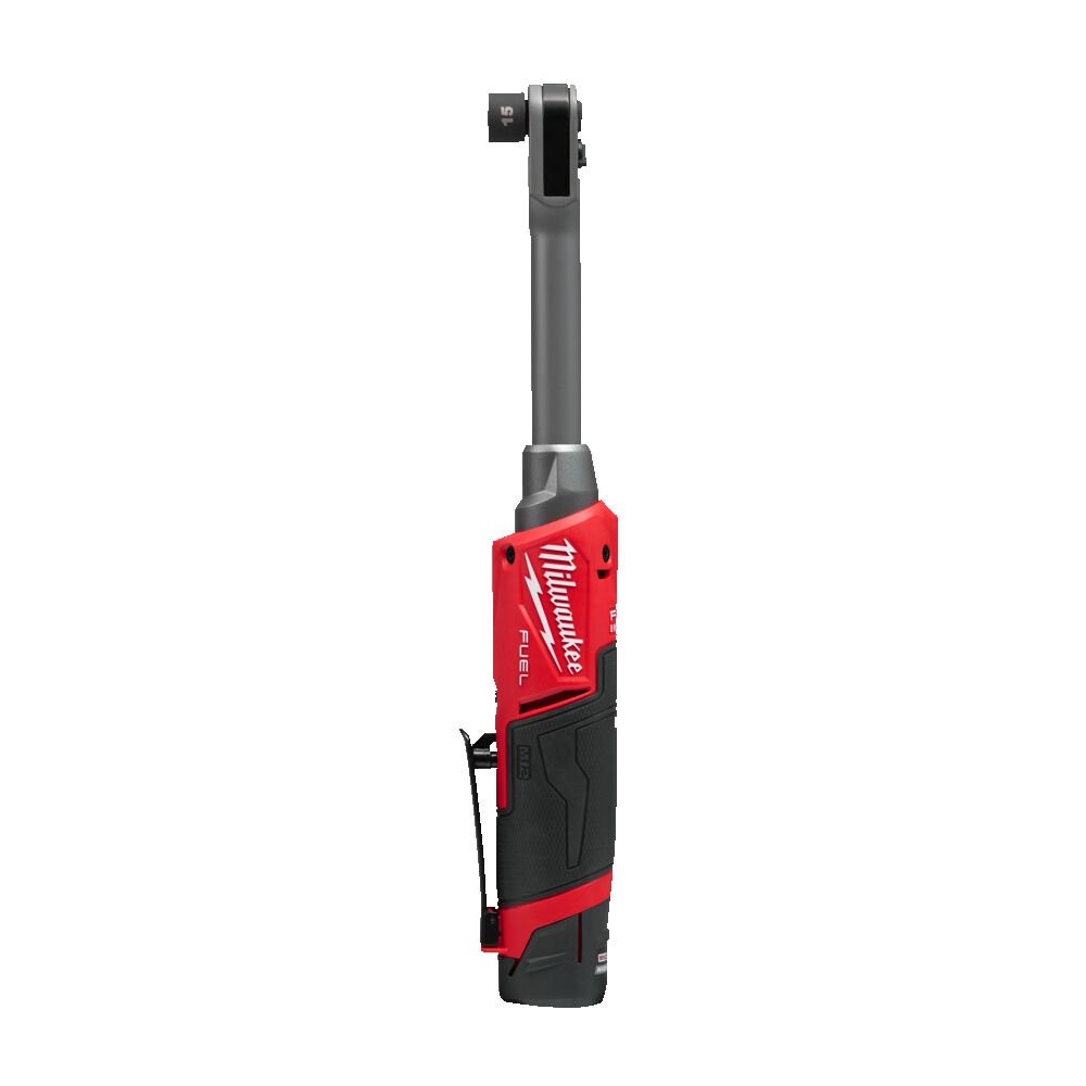 Milwaukee Pass Through Ratchet 2x 12v 2Ah REDLITHIUM Batteries M12FPTR-202X