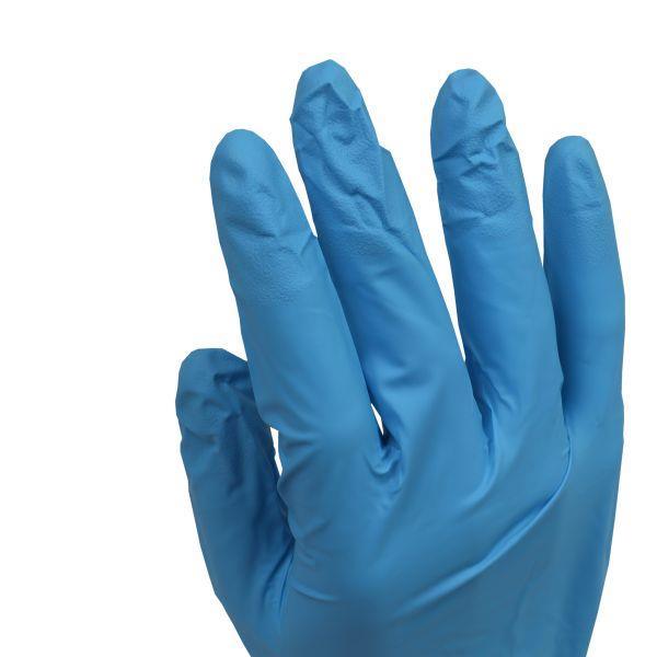 ROCKHOLD Medium Nitrile Disposable Gloves Heavy Duty Latex Free Blue x100 - Tools 2U Direct SW